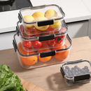 Kit 3 Potes Herméticos Acrílicos – 500ml a 2.100ml