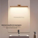 Luminária LED Touch Sem Fio Aura Lux Madeira